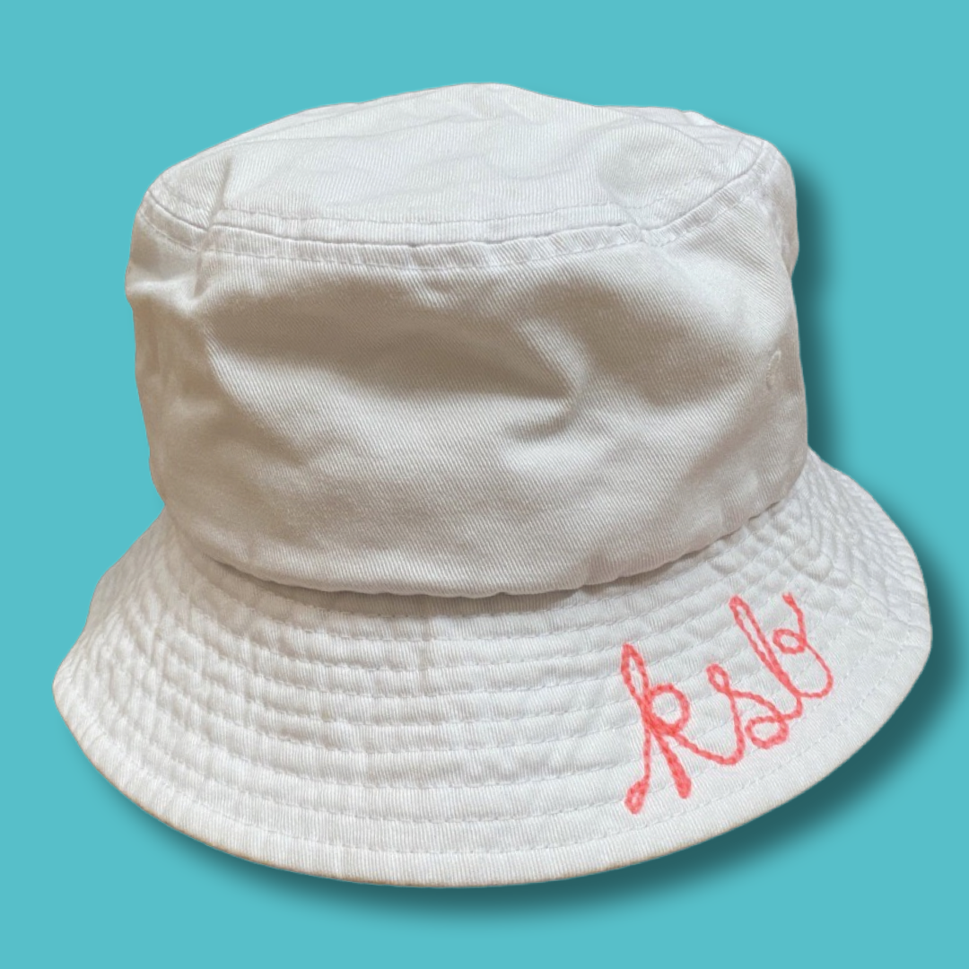 Custom Chainstitch Bucket Hat / Solid