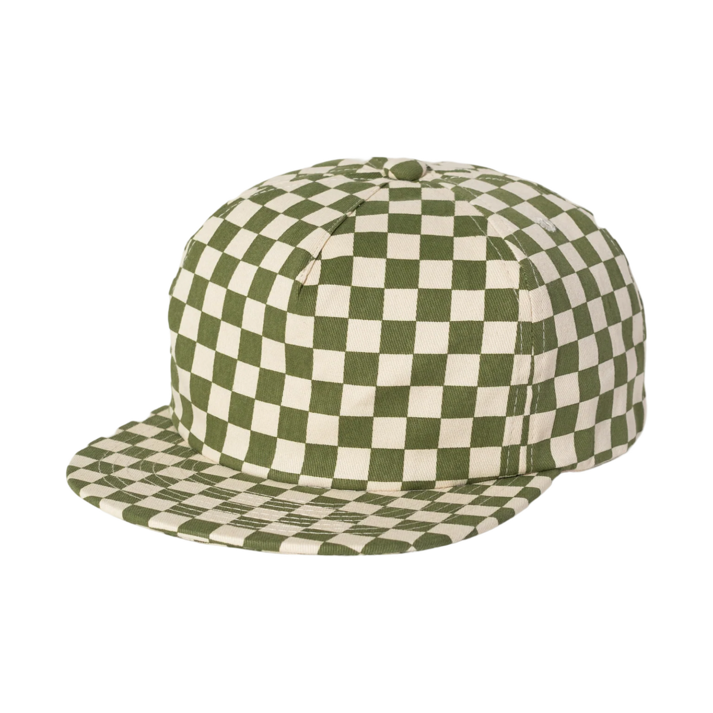 Custom Chainstitch Checkerboard Camp Hat