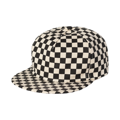 Custom Chainstitch Checkerboard Camp Hat