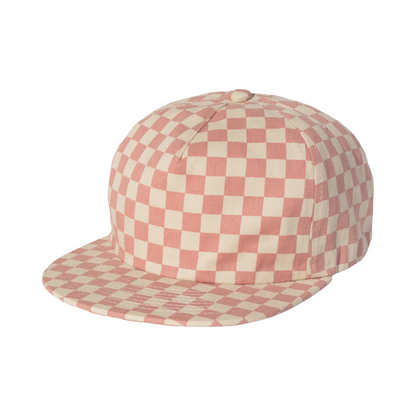 Custom Chainstitch Checkerboard Camp Hat